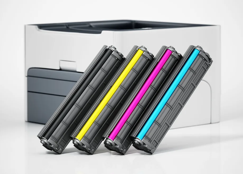 Black and colour laser toner cartridges